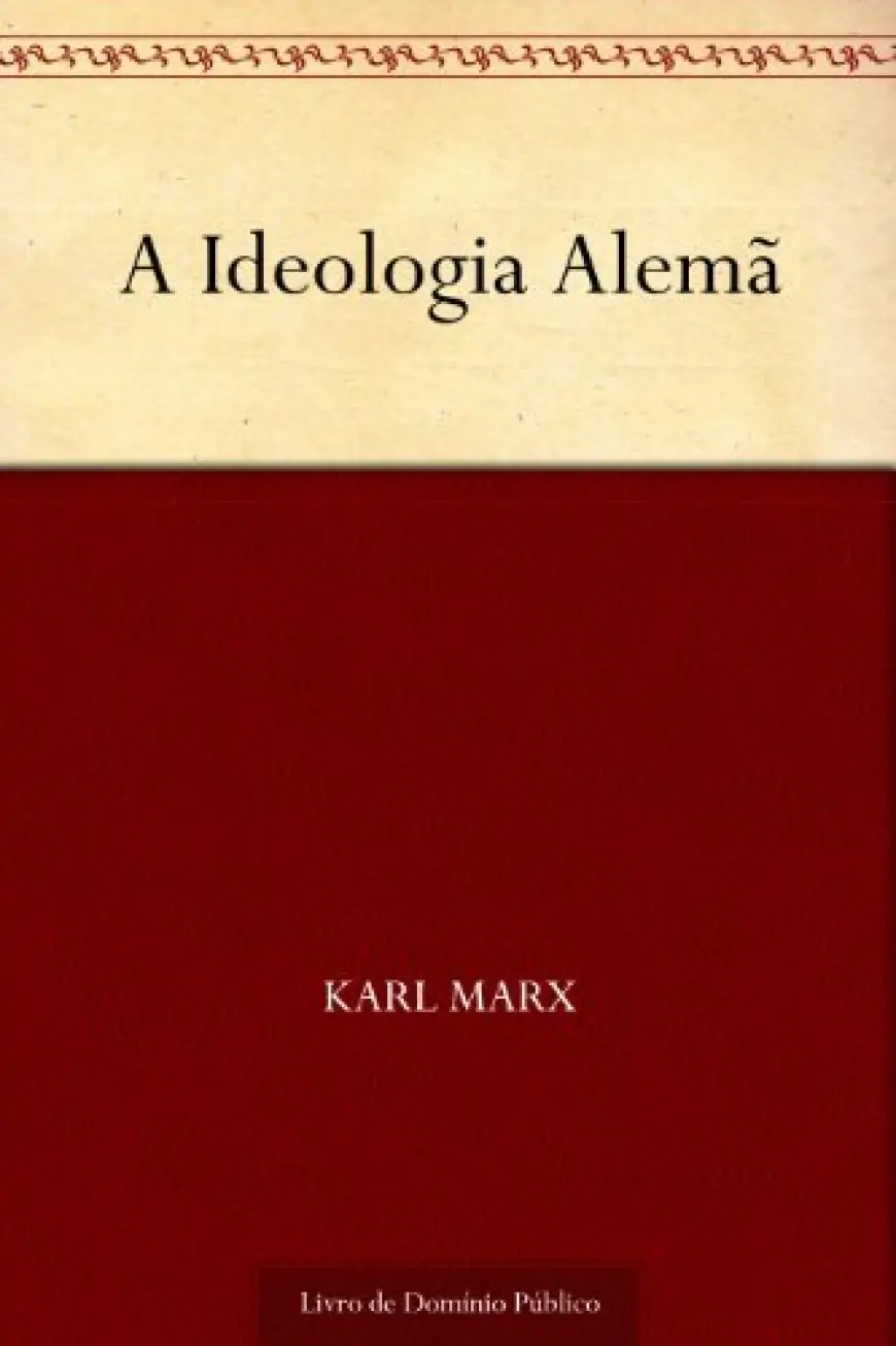 Livro A Ideologia Alemã