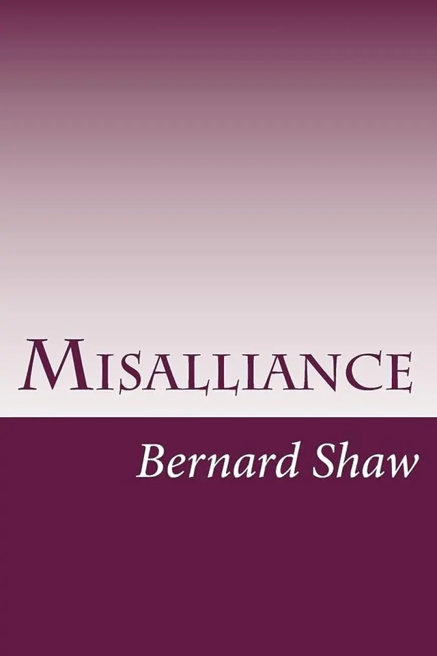 Livro Misalliance em inglês