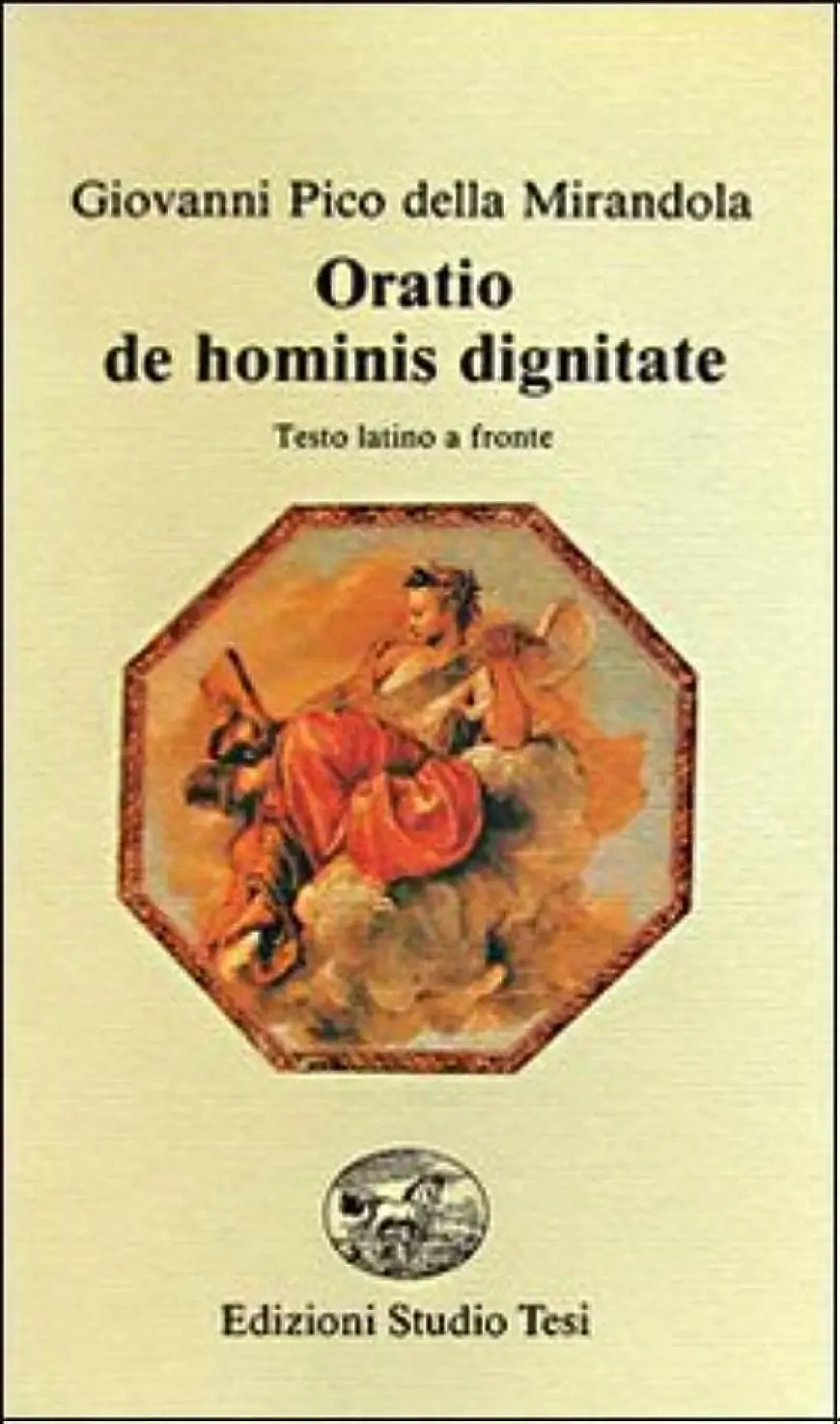 Livro Oratio de Hominis Dignitate em latim