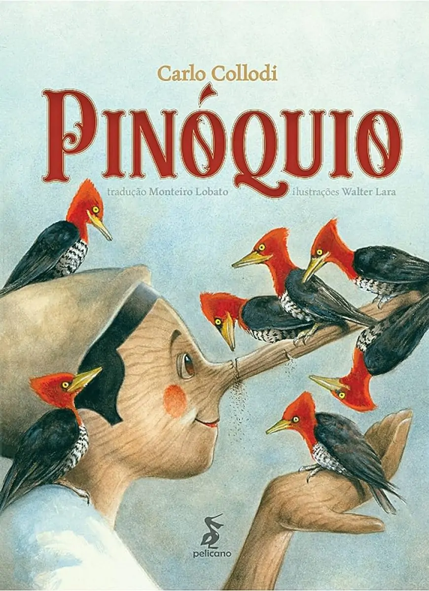 Livro Pinocchio em italiano